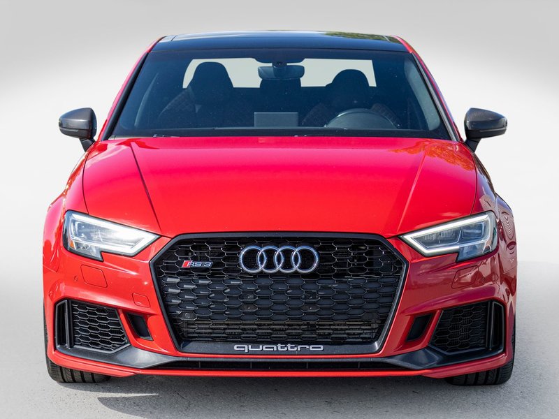 Audi RS 3 Sedan 2.5T AWD CUIR TOIT NAV RARE 2019 PAS DE RECLAMATION AU CARFAX