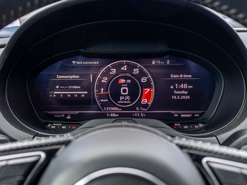 2019 Audi S3 Sedan TECHNIK AWD CUIR TOIT VIRTUAL COKPITT NO CARFAX CLAIM