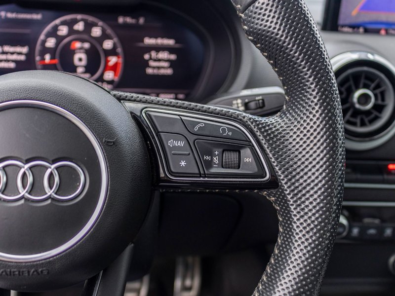 2019 Audi S3 Sedan TECHNIK AWD CUIR TOIT VIRTUAL COKPITT NO CARFAX CLAIM