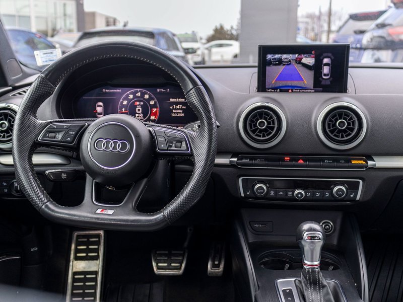 2019 Audi S3 Sedan TECHNIK AWD CUIR TOIT VIRTUAL COKPITT NO CARFAX CLAIM
