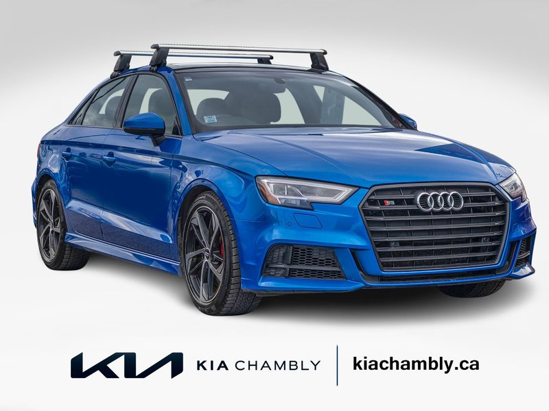 2019 Audi S3 Sedan TECHNIK AWD CUIR TOIT VIRTUAL COKPITT NO CARFAX CLAIM
