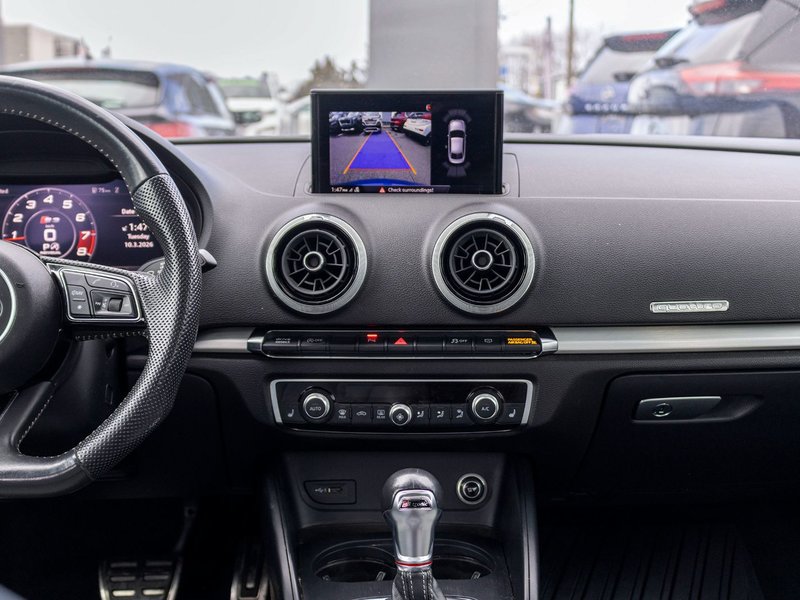 2019 Audi S3 Sedan TECHNIK AWD CUIR TOIT VIRTUAL COKPITT NO CARFAX CLAIM