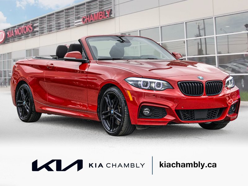 BMW 2 Series 230i xDrive MPACK ROUGE CUIR NAV 2021 BAS KILO PAS DE RECLAMATION AU CARFAX