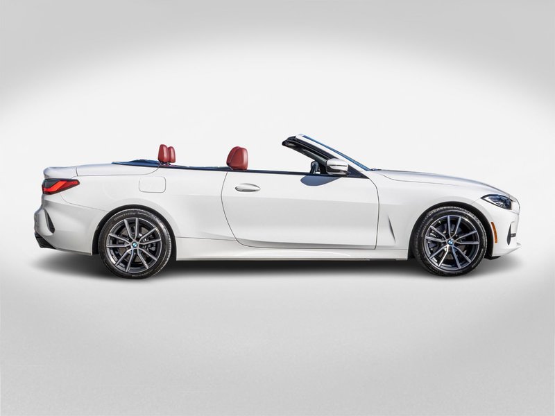 2024 BMW 4 Series 430i xDrive CABRIO BLANC CUIR ROUGE 1 OWNER NO CARFAX CLAIM