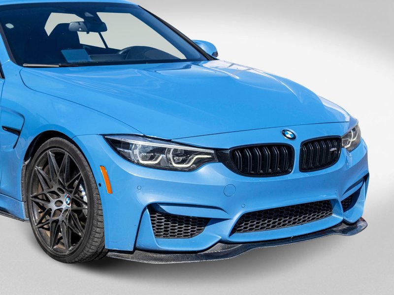 BMW M4 BABY BLUE AUTOM CONVERTIBLE BAS KILO 2018 PAS DE RECLAMATION AU CARFAX