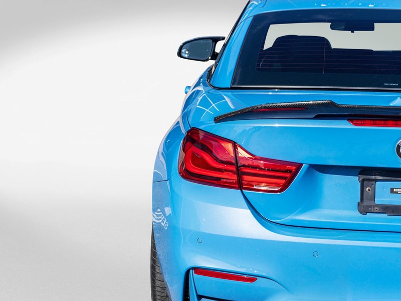 BMW M4 BABY BLUE AUTOM CONVERTIBLE BAS KILO 2018 PAS DE RECLAMATION AU CARFAX
