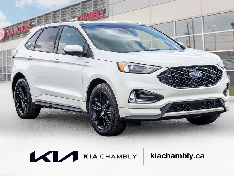 Ford Edge ST-LINE BLANC AWD 58228KM 2022 1 PROPRIO PAS DE RECLAMTION AU CARFAX