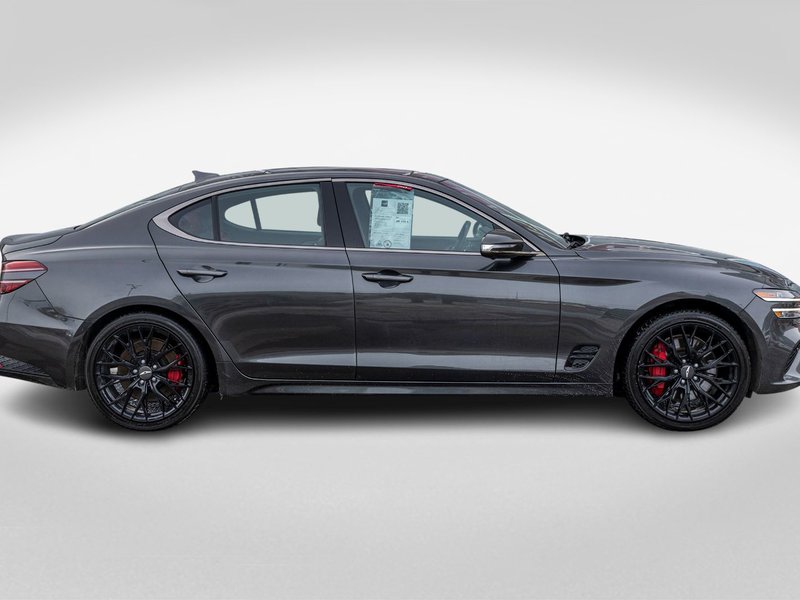 2023 GENESIS G70 3.3T SPORT AWD GRIS CUIR ROUGE WOW BAS KILO