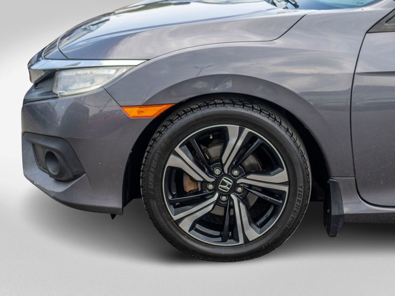 2017 Honda Civic Coupe TOURING COUPE TURBO CUIR TOIT 1 OWNER NO CARFAX CLAIM