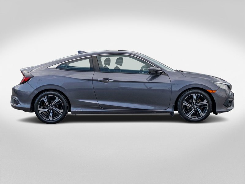 2017 Honda Civic Coupe TOURING COUPE TURBO CUIR TOIT 1 OWNER NO CARFAX CLAIM