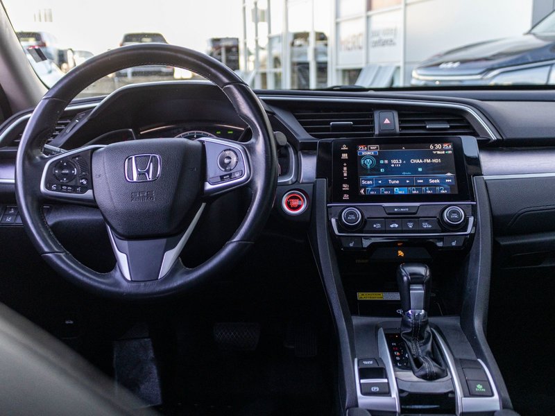 2018 Honda Civic Sedan TOURING AUTOM CUIR TOIT 1 OWNER NO CARFAX CLAIM