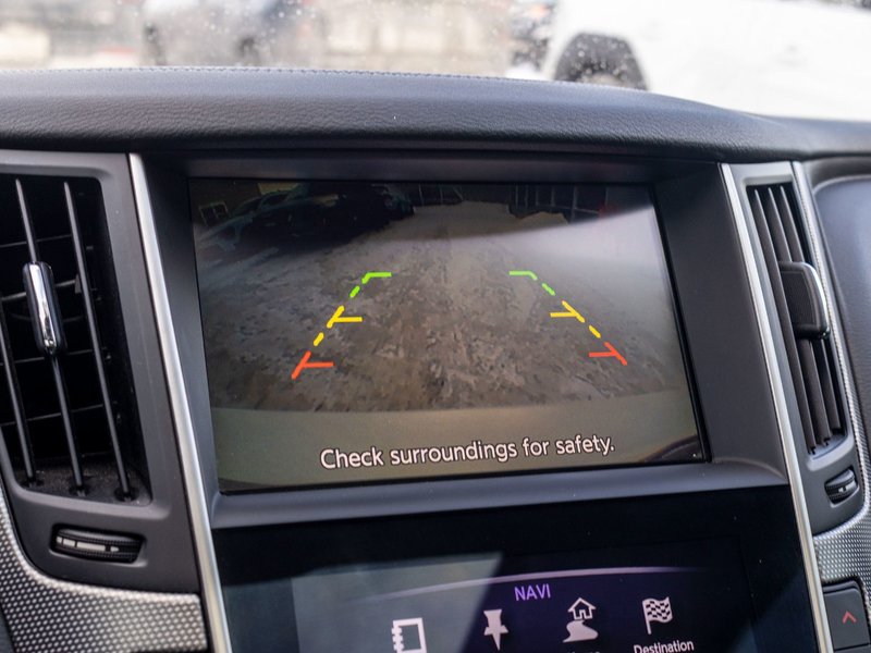 Infiniti Q50 S 3.0T AWD BLANC CUIR NOIR BAS KILO 2019