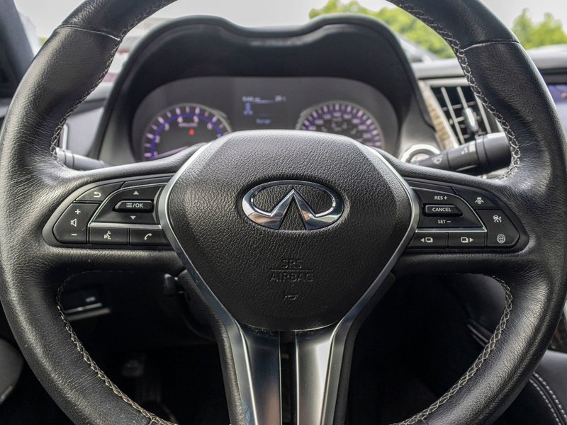 2017 Infiniti Q60 3.0t AWD BLANC CUIR TOIT NAV NO CARFAX CLAIM
