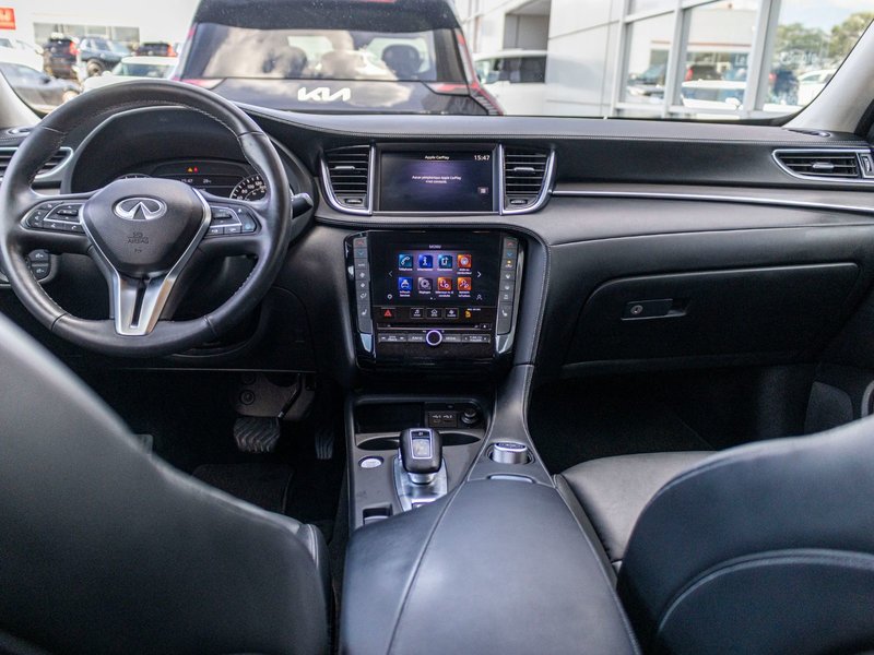 2023 Infiniti QX50 PURE AWD CUIR TOIT NOIR 1 OWNER LOW KMS