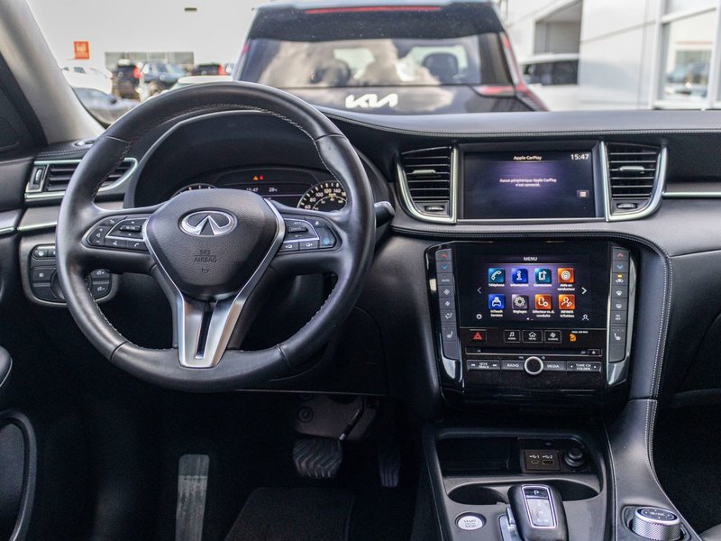 2023 Infiniti QX50 PURE AWD CUIR TOIT NOIR 1 OWNER LOW KMS