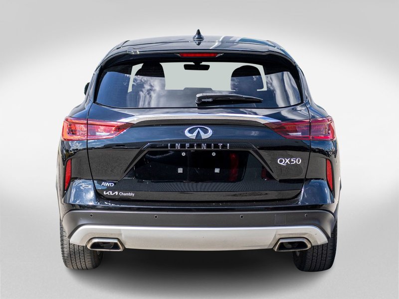 2023 Infiniti QX50 PURE AWD CUIR TOIT NOIR 1 OWNER LOW KMS