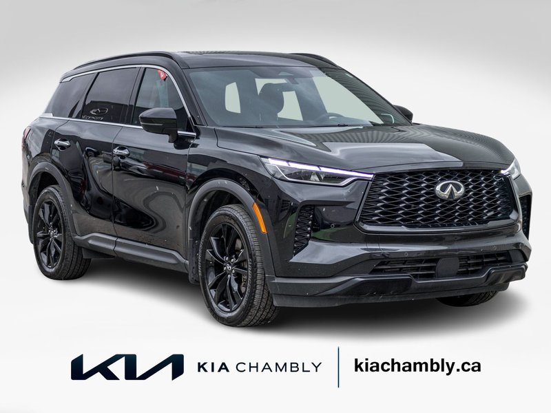 2025 Infiniti QX60 BLACK EDITION RARE AWD CUIR TOIT 1 OWNER NO CARFAX CLAIM
