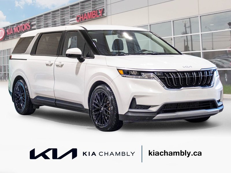 Kia Carnival LX BLANCHE BAS KILO 2022 1 PRORPIO PAS DE RECLAMATION AU CARFAX