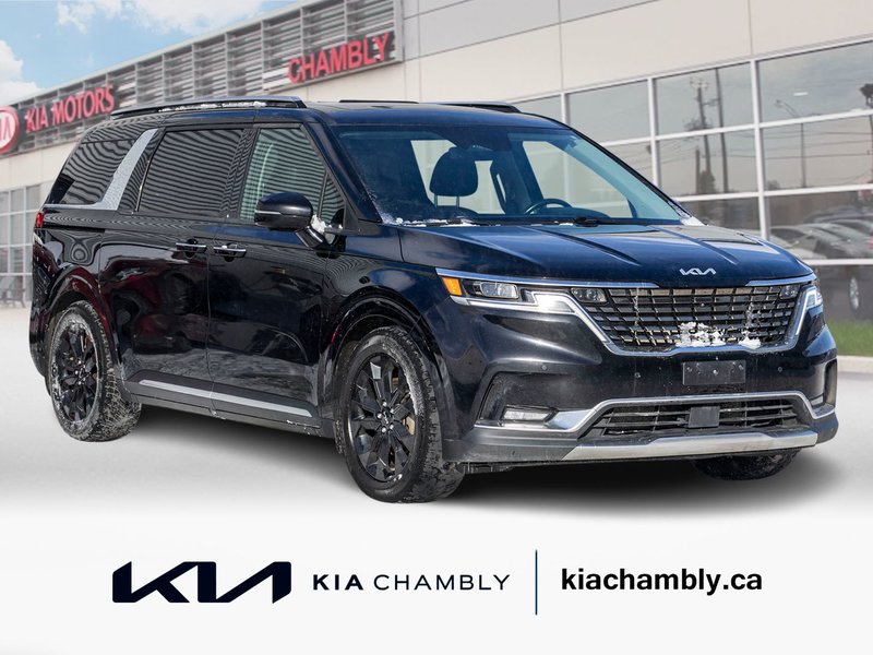 2022 Kia Carnival SX NOIR CUIR NOIR TOIT TOP OF THE LINE