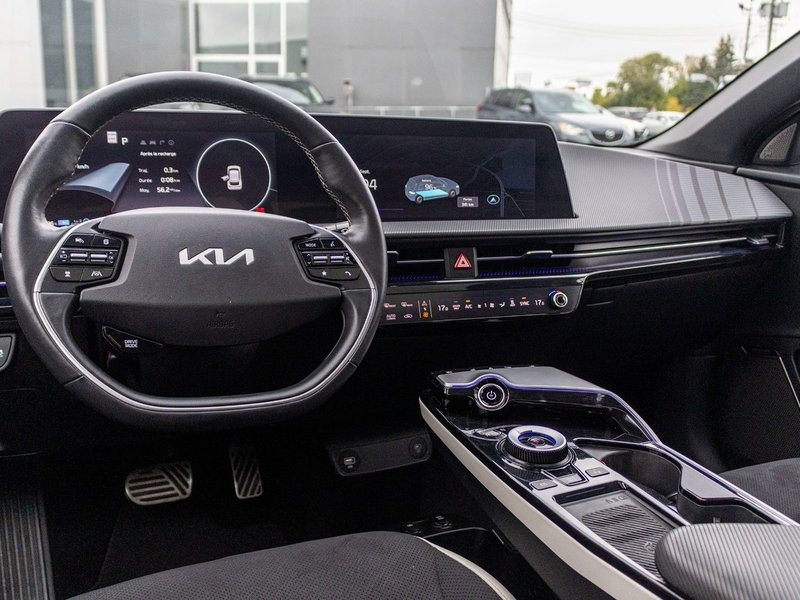 Kia EV6 GT-LINE 2 AWD BLANC TOIT 2024 PAS DE RECLAMATION AU CARFAX