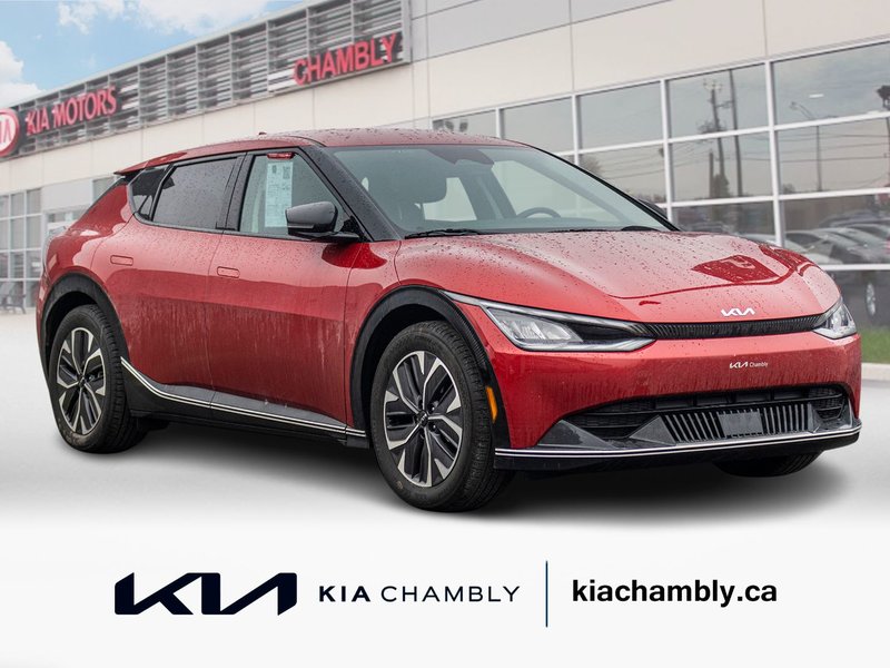 Kia EV6 WIND ROUGE AUTOM  BAS KILO 2024 1 PROPRIO PAS DE RECLAMATION AU CARFAX