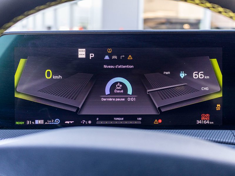 Kia EV6 GT AWD NOIR 34778KM 2024 PAS DE RECLAMATION AU CARFAX