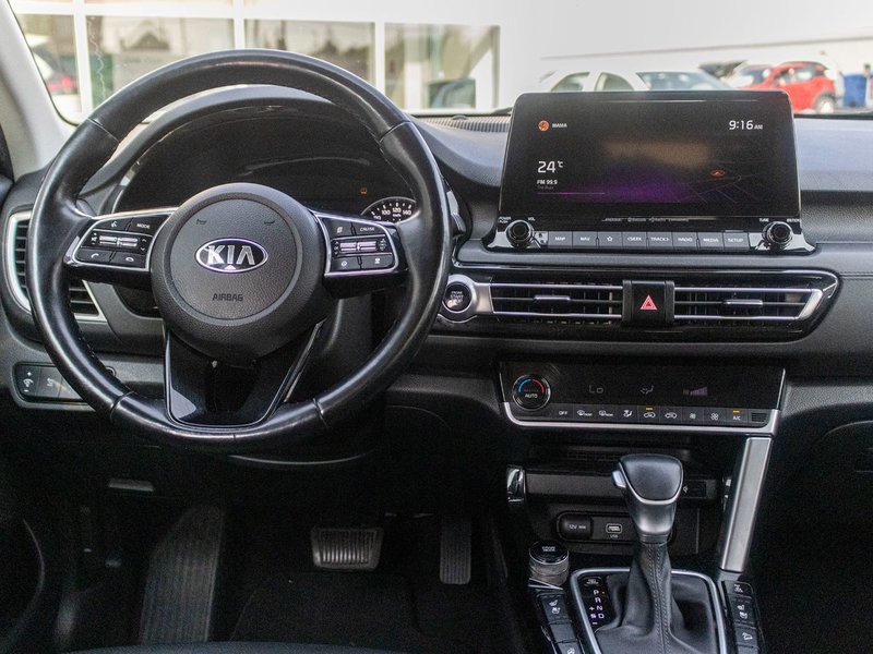 2021 Kia Seltos SX TURBO AWD CUIR TOIT NAV 1 OWNER NO CARFAX CLAIM