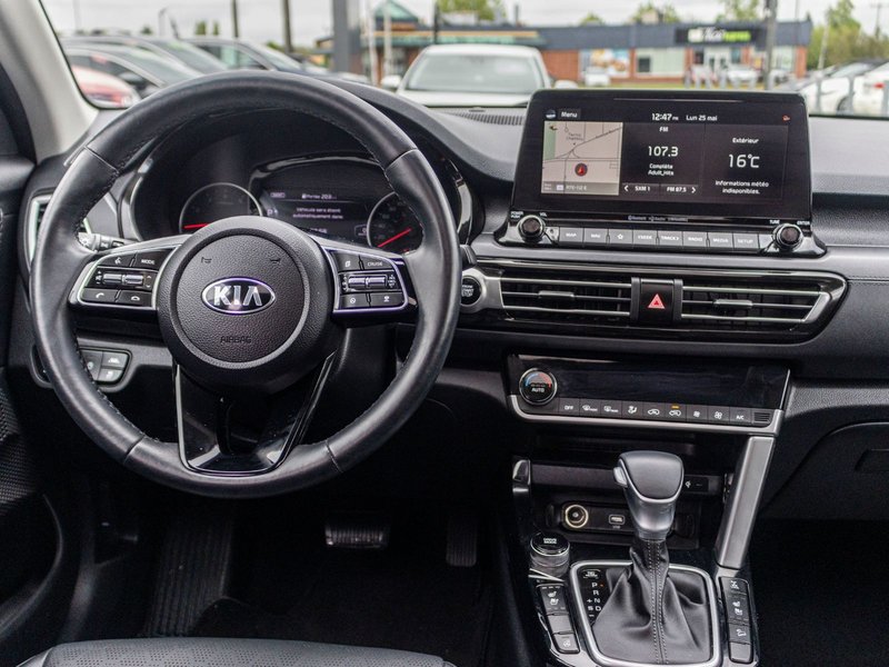 Kia Seltos EX PREMIUM AWD CUIR TOIT 2021 PAS DE RECLAMATION AU CARFAX