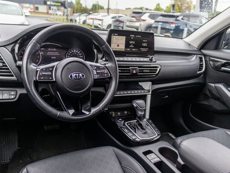 Kia Seltos EX PREMIUM AWD CUIR TOIT 2021 PAS DE RECLAMATION AU CARFAX