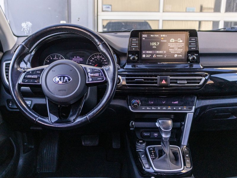 2021 Kia Seltos EX AWD AUTOM CUIR TOIT BAS KILO 1 OWNER NO CARFAX CLAIM