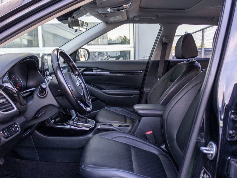 2021 Kia Seltos EX AWD AUTOM CUIR TOIT BAS KILO 1 OWNER NO CARFAX CLAIM
