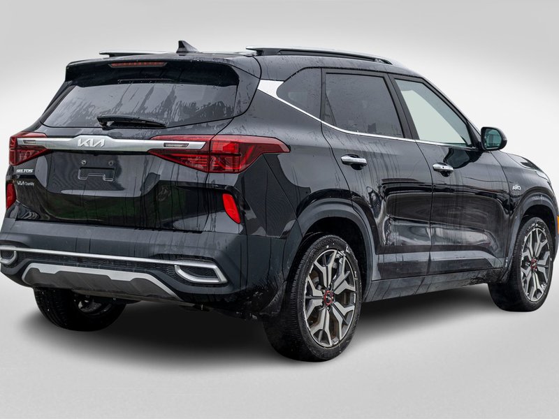 Kia Seltos SX TURBO AWD CUIR TOIT NAV 2022 1 PRORPIO PAS DE RECLAMATION AU CARFAX