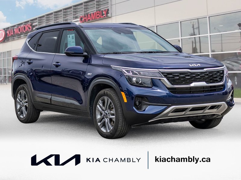 2023 Kia Seltos EX AWD BLEUE 33776KM 1 OWNER NO CARFAX CLAIM
