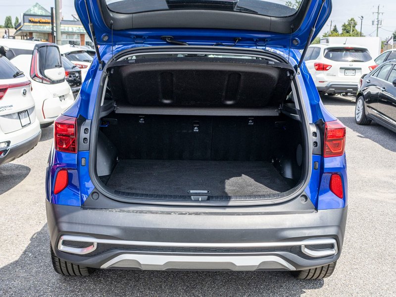 2023 Kia Seltos SX TURBO BLEU CUIR TOIT NAV 1 OWNER NO CARFAX CLAIM