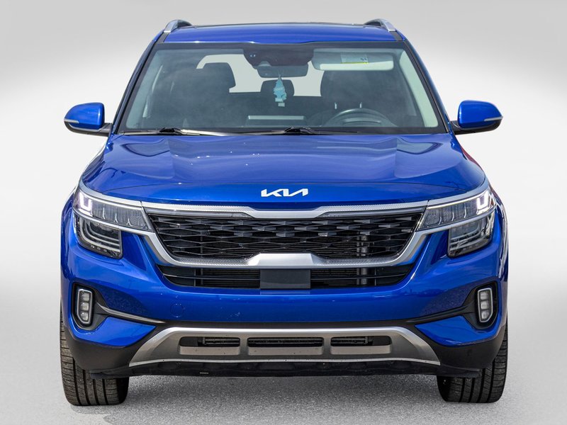 2023 Kia Seltos SX TURBO BLEU CUIR TOIT NAV 1 OWNER NO CARFAX CLAIM