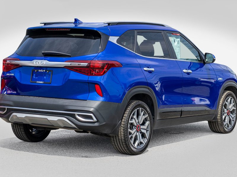 2023 Kia Seltos SX TURBO BLEU CUIR TOIT NAV 1 OWNER NO CARFAX CLAIM