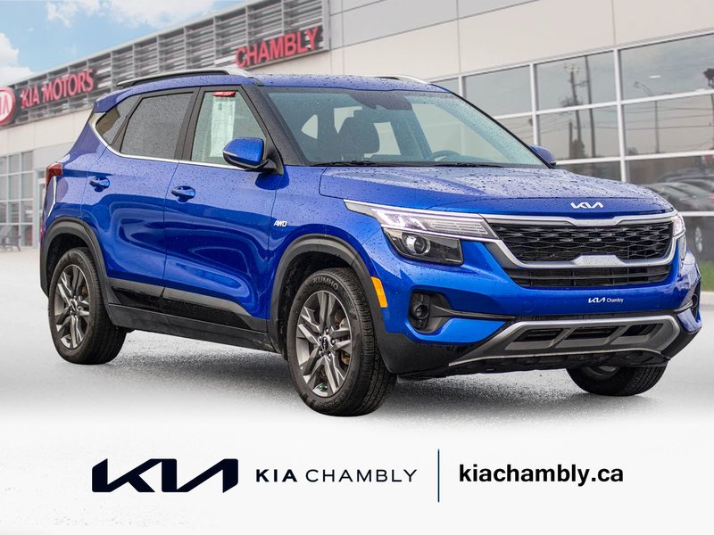Kia Seltos EX AWD CUIR TOIT 2023 1 PROPRIO PAS DE RECLAMATION AU CARFAX