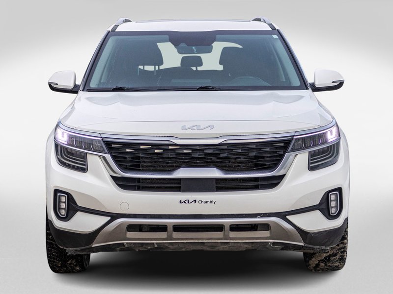 Kia Seltos EX PREMIUM AWD BLANC CUIR TOIT 2023 1 PROPRIO