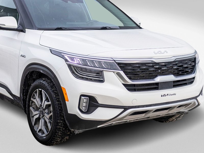 Kia Seltos EX PREMIUM AWD BLANC CUIR TOIT 2023 1 PROPRIO