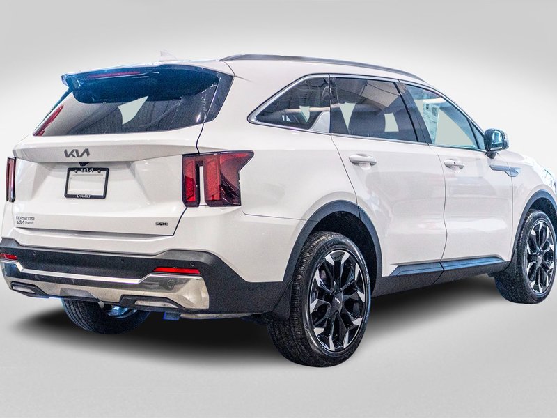 Kia SORENTO EX 2.5T AWD (PREM PAINT) EX AWD BLANC CUIR NOIR 977KM WOW 2025 EN INVENTAIRE