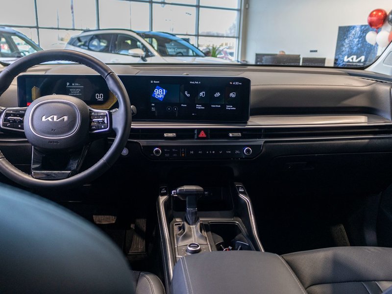 Kia SORENTO EX 2.5T AWD (PREM PAINT) EX AWD BLANC CUIR NOIR 977KM WOW 2025 EN INVENTAIRE