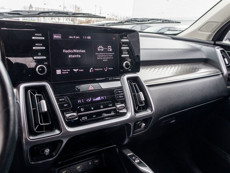 2022 Kia SORENTO PHEV EX 1.6T AWD AUTO (PREM PAINT) EX AWD CUIR BAS KILO 1 OWNER