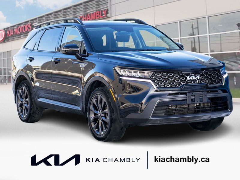 Kia Sorento X-LINE AWD NOIR BAS KILO 2023 1 PROPRIO PAS DE RECLAMATION AU CARFAX