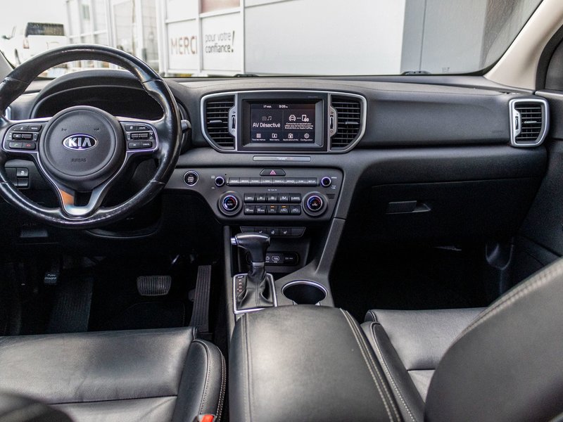 Kia Sportage EX CUIR AWD NOIR 2019 1 PROPRIO PAS DE RECLAMATION AU CARFAX
