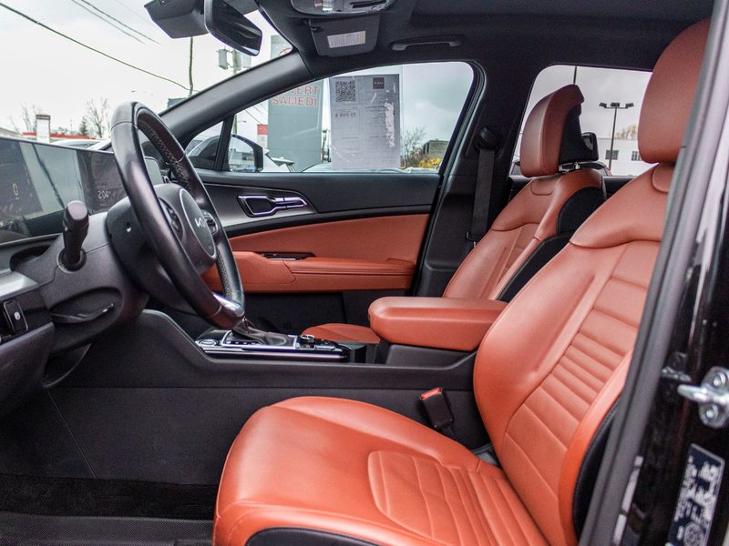 Kia Sportage EX PREMIUM AWD TOIT NAV 2023 NOIR INT ROUGE WOW