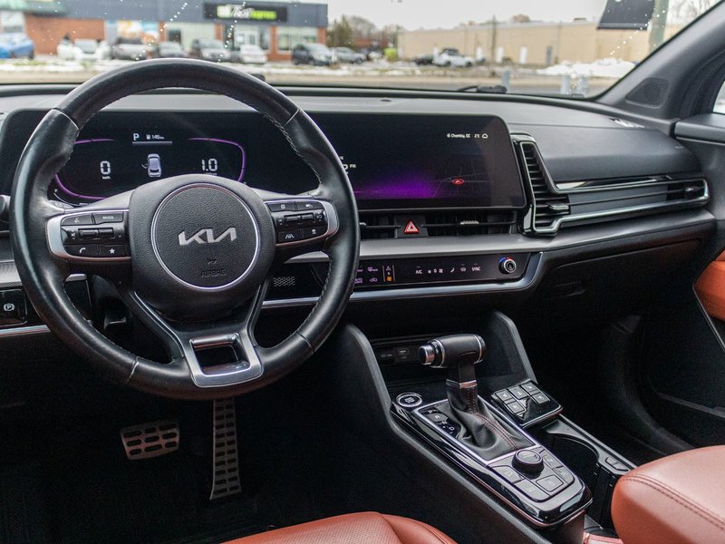 Kia Sportage EX PREMIUM AWD TOIT NAV 2023 NOIR INT ROUGE WOW