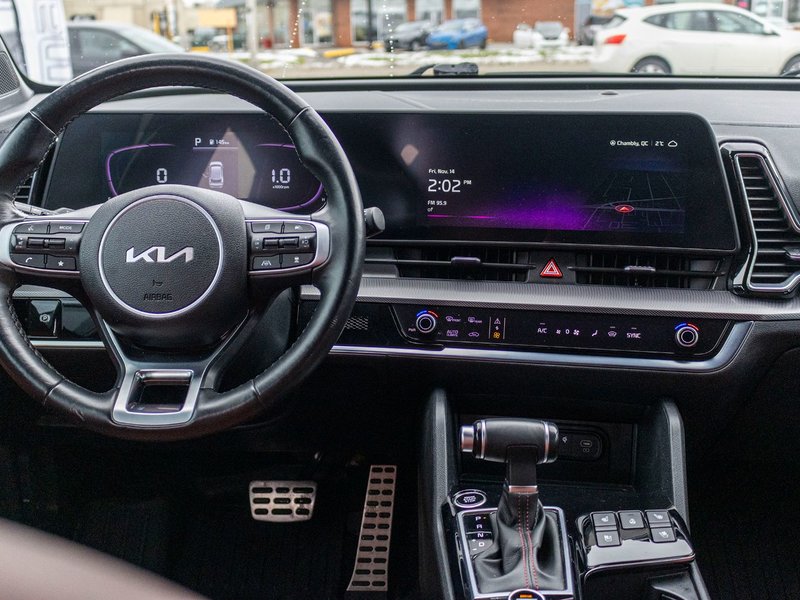 Kia Sportage EX PREMIUM AWD TOIT NAV 2023 NOIR INT ROUGE WOW