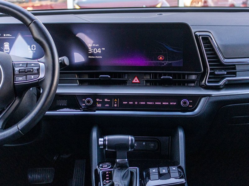 Kia Sportage EX AWD BLANC CUIR TOIT NAV 38001KM 2024 1 PROPRIO PAS DE RECLAMATION AU CARFAX