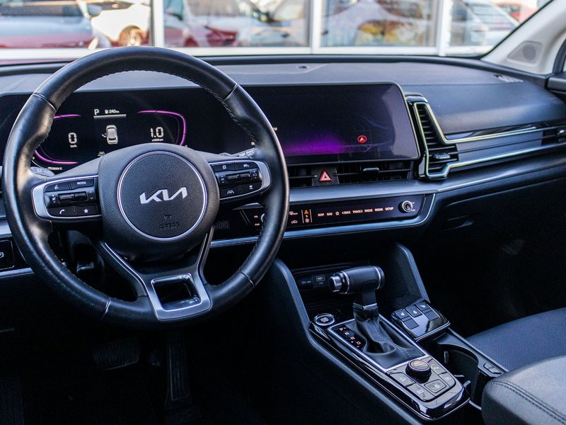 Kia Sportage EX AWD BLANC CUIR TOIT NAV 38001KM 2024 1 PROPRIO PAS DE RECLAMATION AU CARFAX