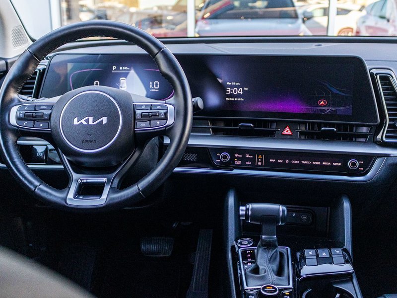 Kia Sportage EX AWD BLANC CUIR TOIT NAV 38001KM 2024 1 PROPRIO PAS DE RECLAMATION AU CARFAX